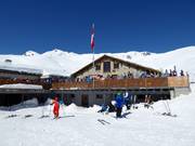 Mountain hut tip Alp Bella