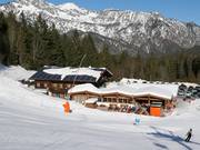 Almgasthof Götschenalm offering accommodation directly in the ski resort