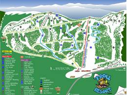 Trail map Troll Resort – Quesnel