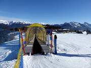 Conveyor belt Lausc in the valley coming from Sutrio