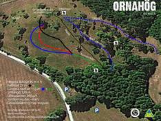 Trail map Ornahög