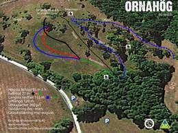 Trail map Ornahög