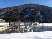 The power plant for green electricity is located right at the valley station.