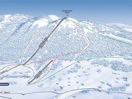 Trail map Le Noirmont (Jura sur Léman)