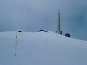 The ski route from Gaustatoppen
