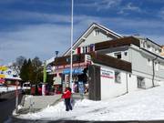 Restaurant and kiosk Alpiger at the valley station