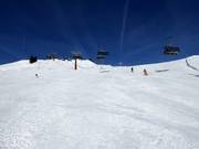 Wide slope at the Muldenbahn