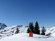 Snowmaking in Damüls