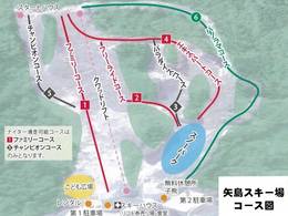 Trail map Chokai Kogen Yashima