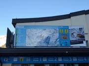 Slope map at the ticket area