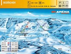 Trail map Bedřichov