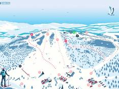 Trail map Sulitjelma Fjellandsby