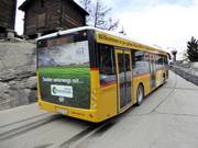 Electric PostBus in Saas-Fee