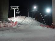 Night skiing