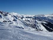 View over the ski resort of Pizol