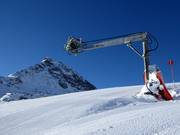 Powerful snow production equipment in Galtür