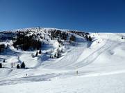 View over the ski area towards Monte Agaro