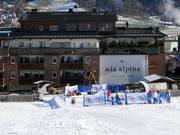 Family hotel Mia Alpina slightly below the valley station