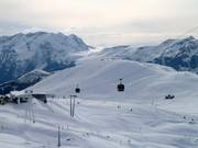 View of the lift facilities around Alpe d'Huez 1860