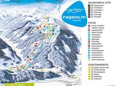Trail map Fageralm – Forstau