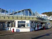 Well-maintained ticket area