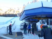 The staff is always present at the entrance.