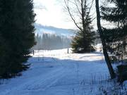 Cross-country skiing near the valley station