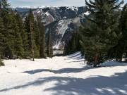 Extremely difficult slope Garmisch