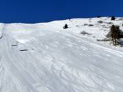 Very good slope grooming in Splügen