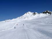 Easy slope at the Schaffürggli chairlift