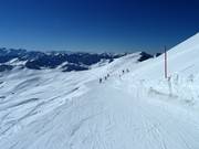 Start of the Mellental ski route