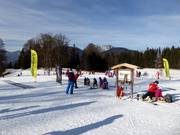 Children's ski course at Obersalzberg