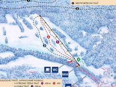 Trail map Nezdice na Šumavě