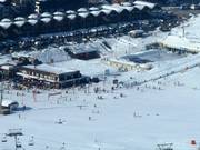 Beginner area in Sestrière