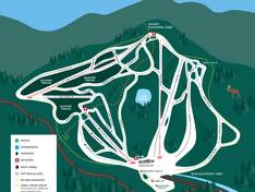 Trail map Middlebury College Snow Bowl