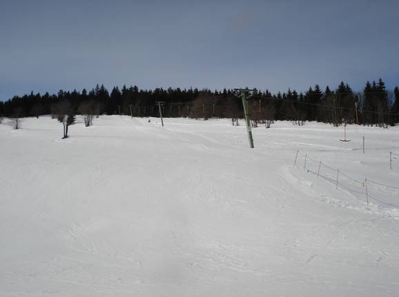 View of the slopes at the Hausoerter lift