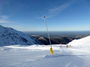 Snow-production lance on Mt. Hutt