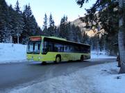 Ski bus in the Defereggental Valley