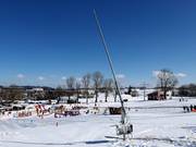 Snowmaking in the Children's Area