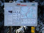 Trail map on the Ettelsberg