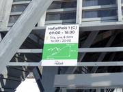 Detailed lift information at the entry point