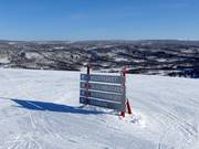 Slope signage in the Ramundberget ski area