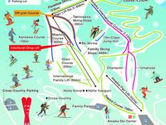 Trail map Owani Onsen