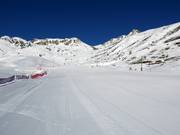 Practice slope Marenda in Grimentz