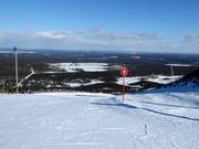 Slope signage in the Pyhä ski resort