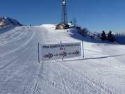 Signposting of the valley run