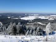 View from Mount Plešivec/Pleßberg (1,028 m)