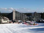 Hotel Rila right next to the ski slope