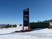Slope signage in La Molina