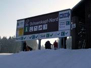 Information board at Ochsenkopf Nord